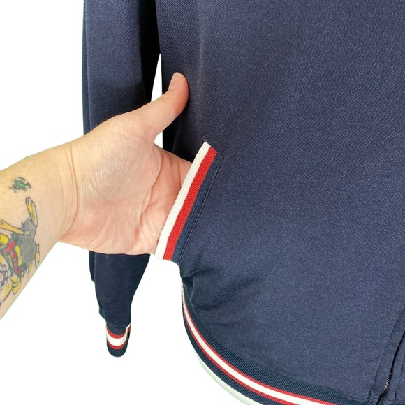 Billabong Navy Zip Up Track Jacket - Picture 5 of 16